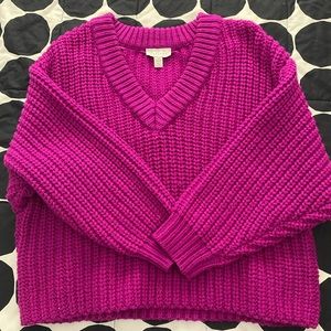 TopShop chunky crop sweater